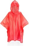 Nood Poncho voor kids - Rood - Kunststof - One size - Set van 2 Nood Poncho voor kids - Rood - Kunststof - One size - Set van 2