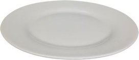 Okyama Bord - Wit - Glas - Ø 23 cm - Set van 4 Okyama Bord - Wit - Glas - Ø 23 cm - Set van 4