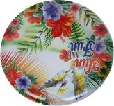 Bord ''Sun and Fun'' - Multicolor - Melamine - Ø 25 cm - Set van 2 Bord ''Sun and Fun'' - Multicolor - Melamine - Ø 25 cm - Set van 2