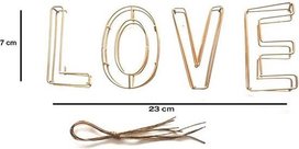 Metalen Draadletters NINI - Hangletters - LOVE - Letters - Goud - Industrieel - Decoratie Metalen Draadletters NINI - Hangletters - LOVE - Letters - Goud - Industrieel - Decoratie