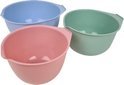 Beslagkommen set - Roze / Blauw / Turquoise - Schalen - Mengkommen - 3 delig - Kunststof - 1.5L / 2L / 3L Beslagkommen set - Roze / Blauw / Turquoise - Schalen - Mengkommen - 3 delig - Kunststof - 1.5L / 2L / 3L