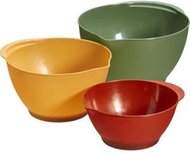 Beslagkommen set - Groen / Geel / Rood - Schalen - Mengkommen - 3 Delig - Kunststof - 1,5 L / 2 L / 2,5 L Beslagkommen set - Groen / Geel / Rood - Schalen - Mengkommen - 3 Delig - Kunststof - 1,5 L / 2 L / 2,5 L