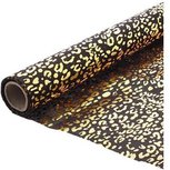 Decostof ZINA - Goud / Zwart - 28x300 cm - Polyester - Decoratie stof - versierstof - Deco print Decostof ZINA - Goud / Zwart - 28x300 cm - Polyester - Decoratie stof - versierstof - Deco print