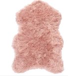 Schapenvacht - Imitatie Bont - Furdale roze - 60 x 95 cm - Decoratie kleed - Huiskleed - Harig kleed Schapenvacht - Imitatie Bont - Furdale roze - 60 x 95 cm - Decoratie kleed - Huiskleed - Harig kleed