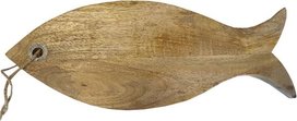 Houten Serveerplank Vis - Bruin - Mangohout - 50 x 19 cm - Keuken Houten Serveerplank Vis - Bruin - Mangohout - 50 x 19 cm - Keuken