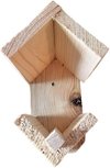 Vogelhuisje Nina -Bruin - Hout - 13,5 x 11,5 x 8,5cm Vogelhuisje Nina -Bruin - Hout - 13,5 x 11,5 x 8,5cm