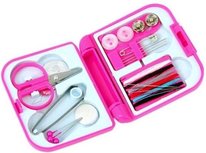 Reis Naaigaren Set - Roze - Kunststof / Metaal - 7 x 1 x 12 cm - Assorti Reis Naaigaren Set - Roze - Kunststof / Metaal - 7 x 1 x 12 cm - Assorti