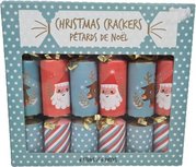 Luxe Christmas Crackers Rood / Blauw | Party Crackers | 30 cm - 6 stuks | Kerst spel cadeau's - Familie Kerstspel - Wie ben ik Luxe Christmas Crackers Rood / Blauw | Party Crackers | 30 cm - 6 stuks | Kerst spel cadeau's - Familie Kerstspel - Wie ben ik