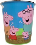Peppa Pig prullenmand - prullenbak - Multicolor - Kunststof - Ø 21 x 22 cm Peppa Pig prullenmand - prullenbak - Multicolor - Kunststof - Ø 21 x 22 cm