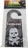 Halloween deurhanger met LED verlichting skelet - Wit / Zwart - Karton / Kunststof - Ca. 9 x 21 cm Halloween deurhanger met LED verlichting skelet - Wit / Zwart - Karton / Kunststof - Ca. 9 x 21 cm