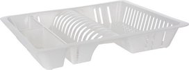 Afdruiprek JAPIE - Wit - Kunststof - Afwas - 45 x 40 x 9 cm Afdruiprek JAPIE - Wit - Kunststof - Afwas - 45 x 40 x 9 cm