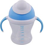 Baby drinkbeker / limonadebeker - Blauw / Transparant - Kunststof - 200 ml Baby drinkbeker / limonadebeker - Blauw / Transparant - Kunststof - 200 ml