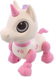 Interactieve mini unicorn - Roze / Wit - Kunststof - Ca. 10 x 6 x 10 cm Interactieve mini unicorn - Roze / Wit - Kunststof - Ca. 10 x 6 x 10 cm