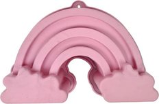 Siliconen bakvorm Regenboog - Roze - Siliconen - 20 x 15 x 7 cm Siliconen bakvorm Regenboog - Roze - Siliconen - 20 x 15 x 7 cm