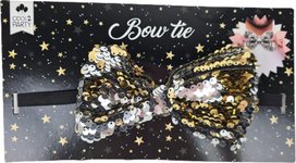 Pailetten Bow Tie - Goud / Zilver - Kerst - Oud en Nieuw - Vlinderdas - Strik - One Size Pailetten Bow Tie - Goud / Zilver - Kerst - Oud en Nieuw - Vlinderdas - Strik - One Size