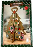 Adventskalender - Adventboom - l 34 cm x h 50 cm - Multicolor Adventskalender - Adventboom - l 34 cm x h 50 cm - Multicolor