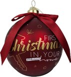 Cadeau Kerstbal First Christmas In Your New Home' - Rood - Glas - Ø 9.5 cm Cadeau Kerstbal First Christmas In Your New Home' - Rood - Glas - Ø 9.5 cm