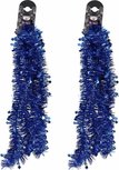 Kerstslinger met sterren - Blauw - Kunststof - 270cm x 90mm - Set van 2 Kerstslinger met sterren - Blauw - Kunststof - 270cm x 90mm - Set van 2