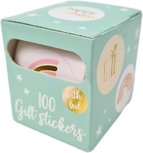 Gift Stickers - Groen - Cadeau Stickers - Kado Tags - Rol van 100 stickers Gift Stickers - Groen - Cadeau Stickers - Kado Tags - Rol van 100 stickers