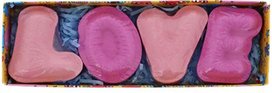 LOVE Badbruisbal - Roze - Meisjes - Douche - Kerstmis - Feestdagen LOVE Badbruisbal - Roze - Meisjes - Douche - Kerstmis - Feestdagen