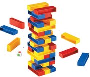 Stacking Tower Game - Toren Bouwen - Multicolor - Kunststof - Spel - Jenga - 3+ Stacking Tower Game - Toren Bouwen - Multicolor - Kunststof - Spel - Jenga - 3+