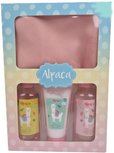 Alpaca Gift Set met Etui - Douchegel / Bodylotion / Badschuim - Passievrucht geur - 4 Delig - Rituals Inspired - Cadeau - Cadeauset Alpaca Gift Set met Etui - Douchegel / Bodylotion / Badschuim - Passievrucht geur - 4 Delig - Rituals Inspired - Cadeau - Cadeauset