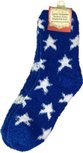 Super Soft huissokken - Blauw / Wit - Maat 37-38 - 2 paar Super Soft huissokken - Blauw / Wit - Maat 37-38 - 2 paar