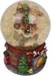 Sneeuwbol - Kerstman sneeuwbol - Rood met glitters water - Feesterlijk - Glas - Schudbol - Ø6 cm Sneeuwbol - Kerstman sneeuwbol - Rood met glitters water - Feesterlijk - Glas - Schudbol - Ø6 cm