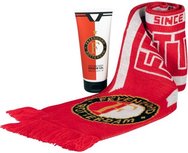 Feyenoord geschenkset - Douchegel - Fansjaal - Rood/Wit - 200ml - Cadeau - Feestdagen - Voetbal Feyenoord geschenkset - Douchegel - Fansjaal - Rood/Wit - 200ml - Cadeau - Feestdagen - Voetbal