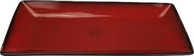 Home+ schaal - Rood - Porselein - 30.5 x 14.5 x 4 cm - Rechthoek - Set van 2 Home+ schaal - Rood - Porselein - 30.5 x 14.5 x 4 cm - Rechthoek - Set van 2