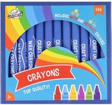 Waskrijtjes wasco 24 kleuren - Multicolor - Was - Set van 24 - Wascokrijt - Waskrijt - Wascokrijtjes - Waskrijtjes - Cadeau - Kerstcadeau - Creatief - Kleuren - Tekenen Waskrijtjes wasco 24 kleuren - Multicolor - Was - Set van 24 - Wascokrijt - Waskrijt - Wascokrijtjes - Waskrijtjes - Cadeau - Kerstcadeau - Creatief - Kleuren - Tekenen