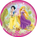 Disney Princess wegwerpborden - Ø 19,5cm - 15 stuks Disney Princess wegwerpborden - Ø 19,5cm - 15 stuks