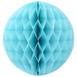 Honeycomb pompom - Lichtblauw - Rond - 30 cm Honeycomb pompom - Lichtblauw - Rond - 30 cm
