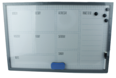 Weekplanner Memobord incl. Magneet & Marker Joep - Whiteboard - Week Planner - Weken - Magneet bord - Schrijfbord - 60x40cm Weekplanner Memobord incl. Magneet & Marker Joep - Whiteboard - Week Planner - Weken - Magneet bord - Schrijfbord - 60x40cm