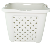 Wasmand met hengsel SJENG - Wit - 38x31.5 cm - 25L Wasmand met hengsel SJENG - Wit - 38x31.5 cm - 25L