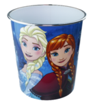 Kinder Prullenbak Frozen - Blauw - Ø20,5x22cm - Prullenmand Kinder Prullenbak Frozen - Blauw - Ø20,5x22cm - Prullenmand