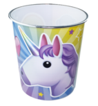 Kinder Prullenbak Emoji Unicorn - Multicolor - Ø20,5x22cm - Prullenmand Kinder Prullenbak Emoji Unicorn - Multicolor - Ø20,5x22cm - Prullenmand