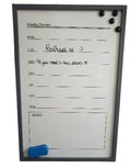 Memobord/Whiteboard JOHAN - Weekplanner - Planningbord - Grijs - 40 x 60 cm Memobord/Whiteboard JOHAN - Weekplanner - Planningbord - Grijs - 40 x 60 cm