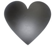 Wandkrijtbord HART - Zwart - 35 x 33.5 cm Wandkrijtbord HART - Zwart - 35 x 33.5 cm
