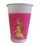 Disney Prinsessen Bekers - Roze - 200ml - 15 stuks Disney Prinsessen Bekers - Roze - 200ml - 15 stuks