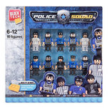 Block Tech - Politie speelfiguren - 10 stuks - Multicolor - Lego Block Tech - Politie speelfiguren - 10 stuks - Multicolor - Lego