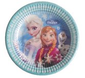 Disney Frozen bordjes - Multicolor - 15 stuks - Ø 19.5 cm Disney Frozen bordjes - Multicolor - 15 stuks - Ø 19.5 cm