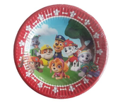 Paw Patrol bordjes - Multicolor - 15 stuks - Ø 19.5 cm Paw Patrol bordjes - Multicolor - 15 stuks - Ø 19.5 cm