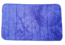 Badmat NEELTJE - Blauw - Polyester - 50 x 80 cm - Traagschuim Badmat NEELTJE - Blauw - Polyester - 50 x 80 cm - Traagschuim