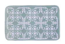 Badmat met motief JUUL - Groen / Wit - 45 x 70 cm Badmat met motief JUUL - Groen / Wit - 45 x 70 cm