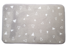 Badmat met driehoek motief OTTO - Grijs / Wit - 45 x 70 cm Badmat met driehoek motief OTTO - Grijs / Wit - 45 x 70 cm