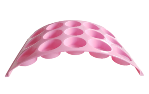 12-Muffin standaard YOURI - Roze - Kunststof - Cupcakes - Dessert