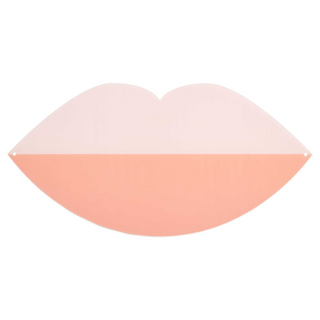 Wanddecoratie Lippen VEERLE - Roze / Rood - Kunststof - 50 cm