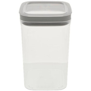 Vershouddoos 1.8L - Transparant / Grijs - Kunststof - 10 x 10 x 19.5 cm - Maat M - BPA Free