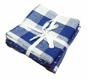 Theedoekset KARL - 3 theedoeken - Blauw